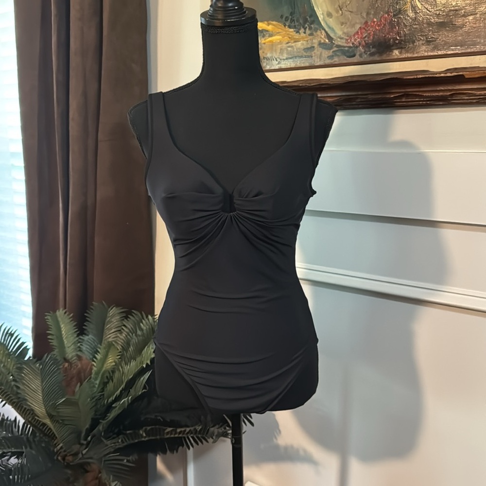 Black One-Piece Swimsuit